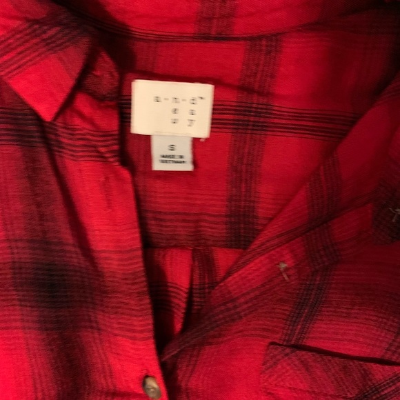 A New Day Black & Red Flannel- NWT - Picture 3 of 5